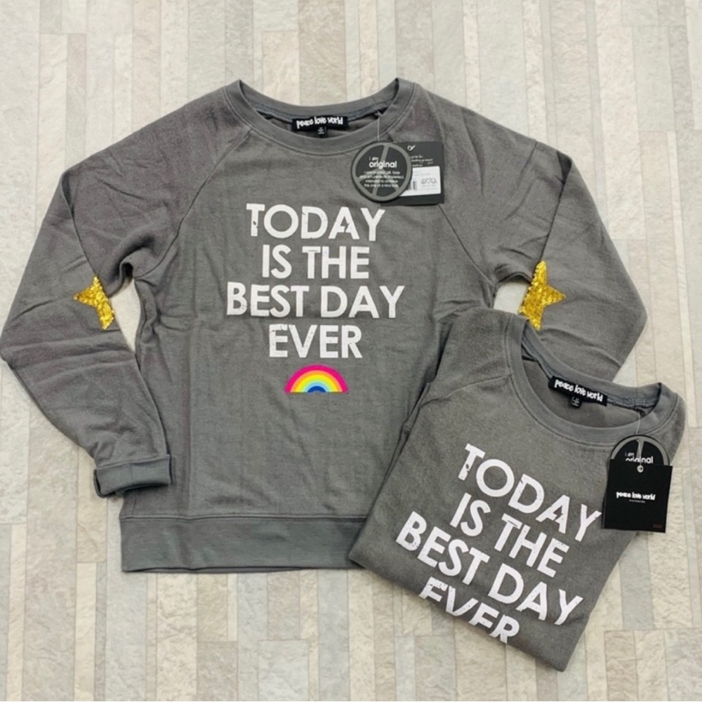 ☮️ Peace 💗Love 🌎 World Sweatshirt